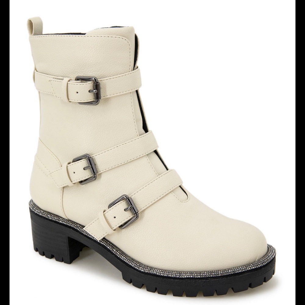 Kenneth Cole Reaction's Tate Biker Jewel booties